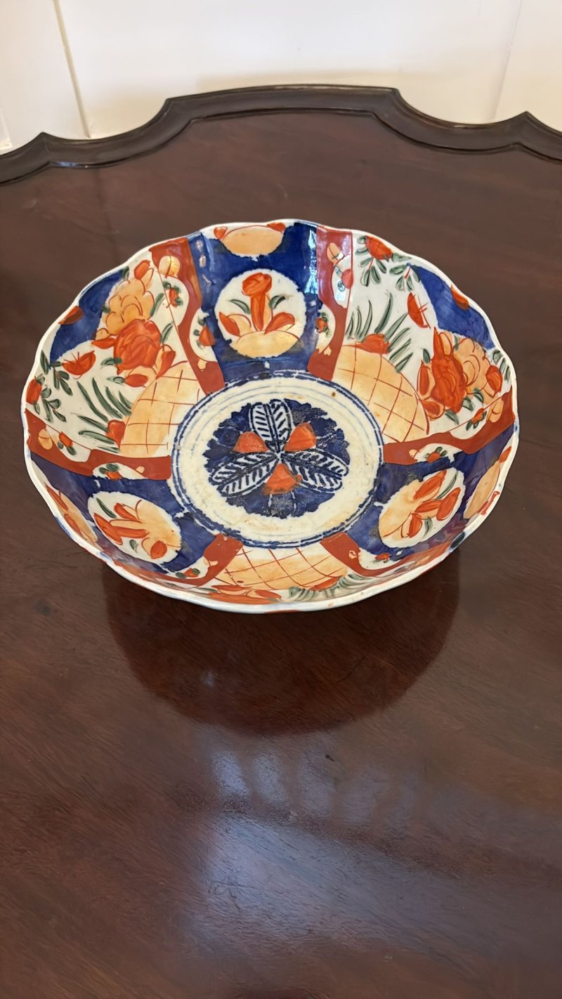 Antique Japanese Imari Bowl - Image 3
